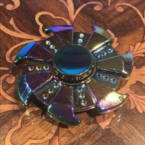🎁✨SALE✨🎁Stocking Stuffer Chrome Metallic Fidget Spinner Toy/Anti-Anxiety Tool